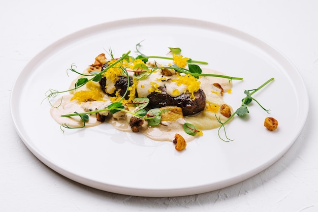 Pyszne danie na talerzu